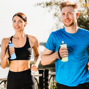 Bouteille d'eau sport portable X3 580 ml, pliable, souple, pour marathon, cyclisme et course en extérieur - Product Image 2