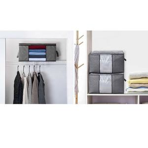 Bolsa de Almacenamiento para Ropa, Resistente a la Suciedad, Ahorra Espacio, Organizador de Ropa No Tejido, Bolsa de Almacenamiento para Coser Ropa, Edredones y Mantas - Product Image 2