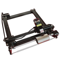 MINI 210*290mm 450nm lazerli oyma makinesi döner DIY kesme için metal ahşap