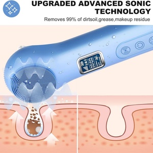 Cepillo Exfoliante Facial LCD Recargable IPX7 con Masajeador, Impermeable, Eliminador de Puntos Negros con Vacío para Exfoliar - Product Image 4