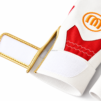 Gants de frappe de baseball professionnels en peau de mouton, légers, respirants, avec support de poignet, haute qualité, unisexes