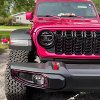 Vente chaude 4x4 Kit de carrosserie tout-terrain pp Grille avant pour wrangler JK Mise à niveau vers JL Version 2024