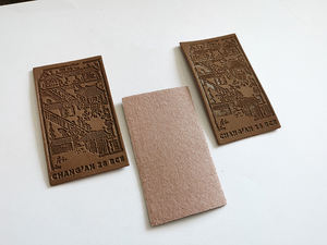 Custom High Quality Garment Hats <strong>Brand</strong> Logo Iron on Patch Labels for Jeans Pu Genuine Leather Patches - Product Image 6