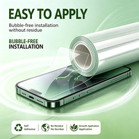 Protector de Pantalla PET Ecológico Antihuellas Oleofóbico con Adhesión Estática Sin Residuos de Pegamento Personalizado para Teléfono Móvil Grado AAA