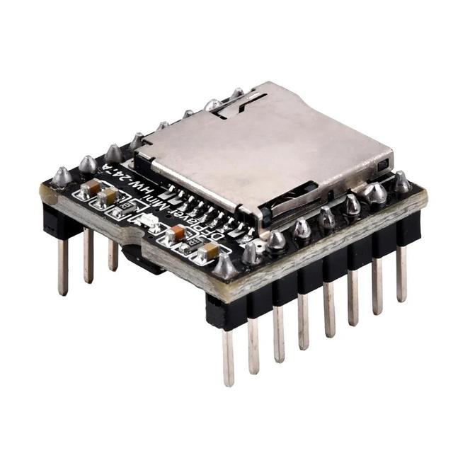 Mini-YX5200 MP3 Player Module Supporting TF Card U Disk Mini MP3 Player Audio Voice Module Board For  DF Play