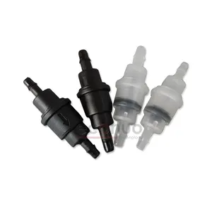 Producto en venta, válvula de encendido y retorno unidireccional de plástico transparente, Conector de tubo de tinta rinter, accesorios para impresora