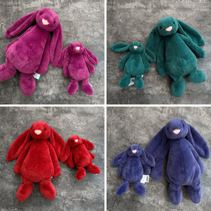 Boneka Kelinci Paskah Jelly Cat Multi-Warna, Grosir, Mainan Boneka Kelinci Telinga Panjang, Boneka Lembut Lucu, Hadiah untuk Anak-Anak - Product Image 3