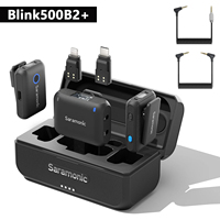Microphone-Cravate Lavalier Sans Fil Saramonic Blink500 B2+ pour iPhone, Smartphone Android, Appareils Photo DSLR, Enregistrement YouTube et Diffusion en Direct
