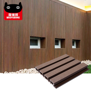 Panneaux muraux cannelés verticaux en WPC Revêtement mural à lamelles en composite de <span class=keywords><strong>bois</strong></span> et plastique pour l'extérieur 3 acheteurs - Product Image 6