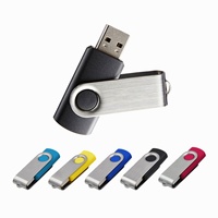 Clé USB 2.0 personnalisable, capacité de mémoire de 1 Go à 128 Go, clé USB en plastique avec cryptage et garantie d'un an, en stock