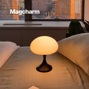Lampe de table tactile à intensité variable Nok Magcharm Sisters Make Waves en forme de méduse, en verre ABS, pour chambre et salon - Product Image 1