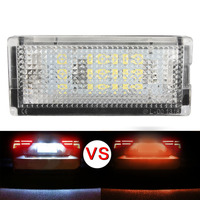 Nouvelle lampe de plaque d'immatriculation LED SMD 12V 3W blanc froid étanche IP67 KEMAUTO, remplacement pour E46 4D Sedan/5D Touring 98-05 1