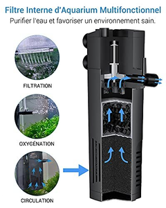 소보 200L/H 600L/H 미니 비오는 수족관 바이오 물 어항 필터 - Product Image 2