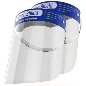 Clear Anti-Fog Face Shield Face Protective Shield máscara de seguridad transparente protectora de plástico para la venta Anti-Fog Face Shields