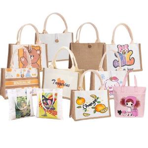 Bolsas de Yute de Lino Natural con Impresión de Logotipo Personalizado, Tamaño Personalizado, Venta al por Mayor para Bordado, Manualidades y Arte - Product Image 3