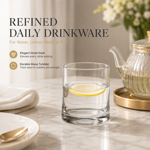 Bicchiere Premium per Hotel, Tazza per Tè, Bicchiere in Vetro, Tumbler Diritto per <span class=keywords><strong>Acqua</strong></span> Calda, <span class=keywords><strong>Acqua</strong></span> al <span class=keywords><strong>Limone</strong></span> <span class=keywords><strong>e</strong></span> Uso Quotidiano - Product Image 1