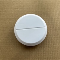 Boîte à pilules en plastique de pharmacie promotionnelle personnalisée en gros Mini coupe-pilule rond en plastique