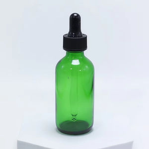 Botella de Vidrio Verde con Gotero de 5 ml, 10 ml, 15 ml, 20 ml, 30 ml, 50 ml, 100 ml, Botella para Aceites Esenciales, Envases para Cosméticos - Product Image 5