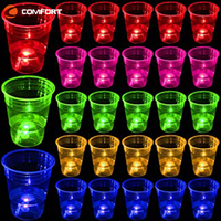 Verre à Shot en plastique acrylique à bas prix VIP coloré vin led tasses en verre