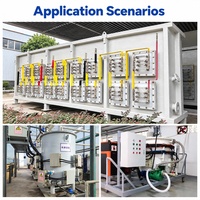 BDD Fortschrittlicher Oxidationsprozess Niob-Substrat-Modul-Einheit Maßgefertigter Elektrolyseur Industrielles Abwassersystem