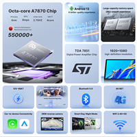 Autoradio Android Youducar 11,5 pouces avec navigation pour Toyota Fortuner 2016-2025 LHD, écran partagé DSP GPS
