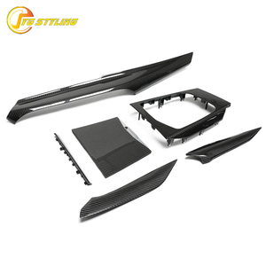 Remplacement des garnitures intérieures en fibre de carbone pour BMW G20 LCI G26 I4 G42 2 Ser M240i G80 G82 G83 2025+ Console centrale en carbone véritable - Product Image 1