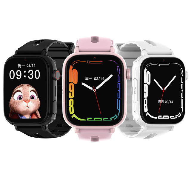 Hot Selling Ct20 Kid Watch Phone Connect Big Screen Clearly Watching Gps Sos Button Video Call 4g Sim Smart Watch for Children
