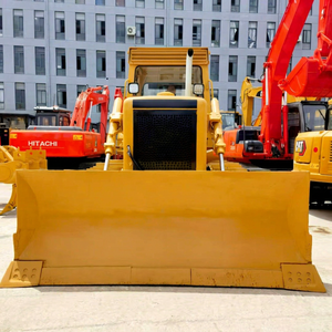รถดันดินตีนตะขาบ Caterpillar D6D มือสองจากญี่ปุ่นแท้ เครื่องยนต์ CAT 3306 รถดันดินขนาดกลาง พร้อมริปเปอร์ สำหรับงานก่อสร้างปรับระดับพื้นดิน - Product Image 1
