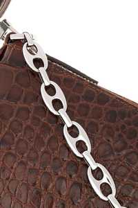 Cuidadosa selección diseñador bolso por lejos 100% cuero genuino Mini Rachel Chocolate marrón bolso - Product Image 4