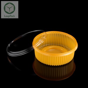 Caja de Plástico Transparente Desechable y Sellada para Empacar Pan y Productos de Panadería, Diseño de Nubes de Palabras - Product Image 5