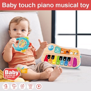Jouet musical pour tout-petits : Clavier à capteur tactile et hochets, ensemble d'instruments de <span class=keywords><strong>musique</strong></span> avec lumières, <span class=keywords><strong>musique</strong></span> et sons d'animaux - Product Image 3