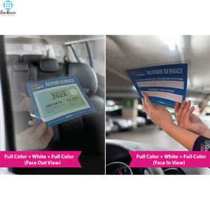 Porte-disque d'immatriculation, en noir ou blanc, pour taxe de voiture, avec colle ou collage statique - Product Image 5