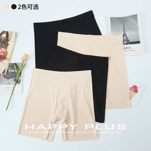 Shorts de Seguridad de Cintura Alta Runqi para Mujer, Talla Grande, Ropa Interior, Color Piel Oscuro, Tejido de Nailon, Capa Base, Talla Extra Grande - Product Image 5