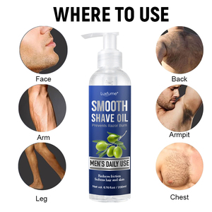 Pre <strong>Shave</strong> <strong>Oil</strong> <strong>for</strong> <strong>Men</strong> Improve Razor Glide Smooth Skin Post-<strong>Shave</strong> Moisturizer Shaving <strong>Oil</strong> - Product Image 6