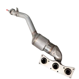 ตัวเร่งปฏิกิริยาแบบสามทางสแตนเลสใหม่ ใช้ได้กับ BMW 523/525/525L F18 2.5L ปี 2010-2014 มาตรฐานยูโร 4 ด้านซ้าย - Product Image 2