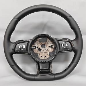 Volante Deportivo de Cuero para Auto, para VW Golf 6 7 Serie R, Passat B8 Mk7 MK5, Jetta, Vento, <span class=keywords><strong>Cabrio</strong></span> - Product Image 1