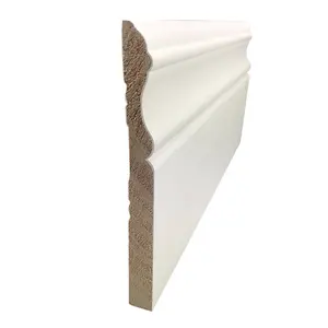 Planches de base de garniture en bois apprêtées blanches imperméables de haute qualité