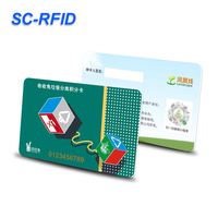 Dünne Leichte PVC-RFID-Karte mit Individueller Bedruckung und Doppelfrequenz für Anwesenheitskontrolle bei Bildungseinrichtungen