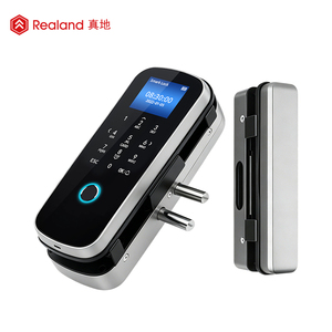 Fingerprint Glass Door Smart <b>Lock</b> NFC IC Card Password Keyless Access Control System No Drill for Commercial Building Security Z - Product Image 1