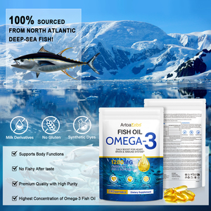 ArtoaLabs Paquete Personalizado al por Mayor de 240 Cápsulas Blandas de Aceite de Pescado, Suplemento para Fortalecer el <span class=keywords><strong>Cerebro</strong></span> y el Sistema Inmunológico - Product Image 6