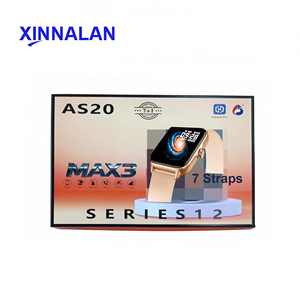 Reloj Deportivo Max3 con Colores Vivos, Cargador Inalámbrico, Set de Regalo con Siete Correas, Reloj Inteligente AS20 <span class=keywords><strong>7</strong></span> en 1 - Product Image 1