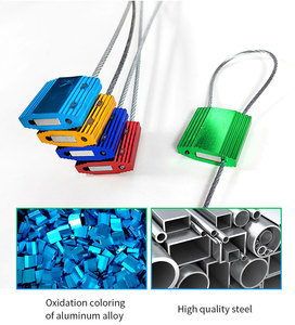 Precinto <span class=keywords><strong>de</strong></span> Seguridad Metálico <span class=keywords><strong>de</strong></span> Alta Seguridad, Precinto <span class=keywords><strong>de</strong></span> Cable Ajustable para Contenedores, Camiones, Puertas <span class=keywords><strong>de</strong></span> Ferrocarril con Logotipo y Número Personalizados - Product Image 3