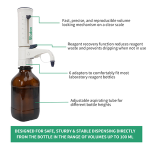 Wisdom 0.5ml-100ml dispensmate-<span class=keywords><strong>pro</strong></span> cao cấp chai-top Dispenser <span class=keywords><strong>Pro</strong></span> phòng thí nghiệm nhựa <span class=keywords><strong>Pipette</strong></span> - Product Image 2