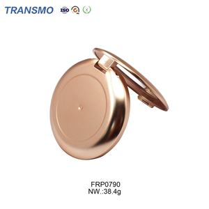 Boîte à poudre pour blush avec logo personnalisé, en plastique, de forme ronde, avec un aspect luxueux, pour l'emballage de cosmétiques et de parfums - Product Image 3