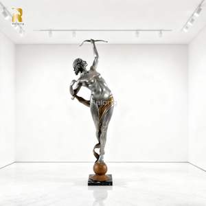 RELONG Classique Personnalisé Bronze <span class=keywords><strong>Artemis</strong></span> Diana Statue Sculpture Déesse Grecque de la Chasse à Vendre - Product Image 3