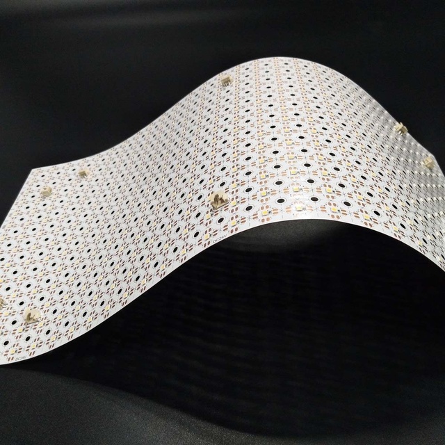 Single Flexible LED Sheet Light Panel in White Red Green Blue Cuttable with DC12V/DC24V Copper Lamp Body IP20 Rated