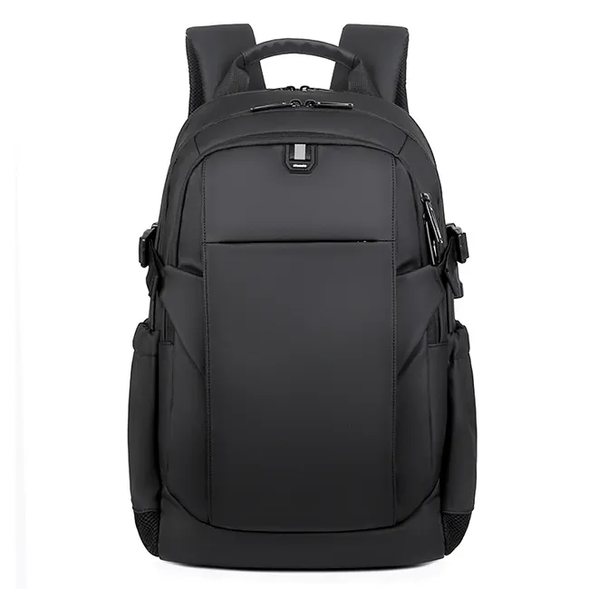 Custom black lamination oxford nylon travel back pack business laptop bags for men backpack