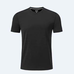 Camiseta de Hombre 100% Algodón Orgánico, Transpirable, de Secado Rápido, Corte Regular, Lisa, con Patrón Sólido, Tejido de Punto, Gran Venta - Product Image 2