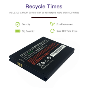 Batterie de terminal de données au lithium HBL6300 3,8 V 4000 mAh compatible avec les scanners PDA Urovo I6200 Series I6300 (S96) en stock - Product Image 4