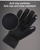 Gants chauffants électriques à batterie pour hommes et femmes, en cuir, pour l'hiver, à doigts entiers, thermiques, compatibles avec les écrans tactiles, antidérapants, pour le ski, le travail, la moto, la sécurité